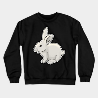 Cute Bunny hand drawn rabbit gift Crewneck Sweatshirt